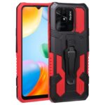 Xiaomi Redmi 10C Θήκη Κόκκινη Armor Warrior PC + TPU Phone Case Red