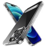 iPhone 13 Pro Θήκη Σιλικόνης Διάφανη Με Σταντ Four Corner Airbag Shockproof Holder Phone Case Transparent