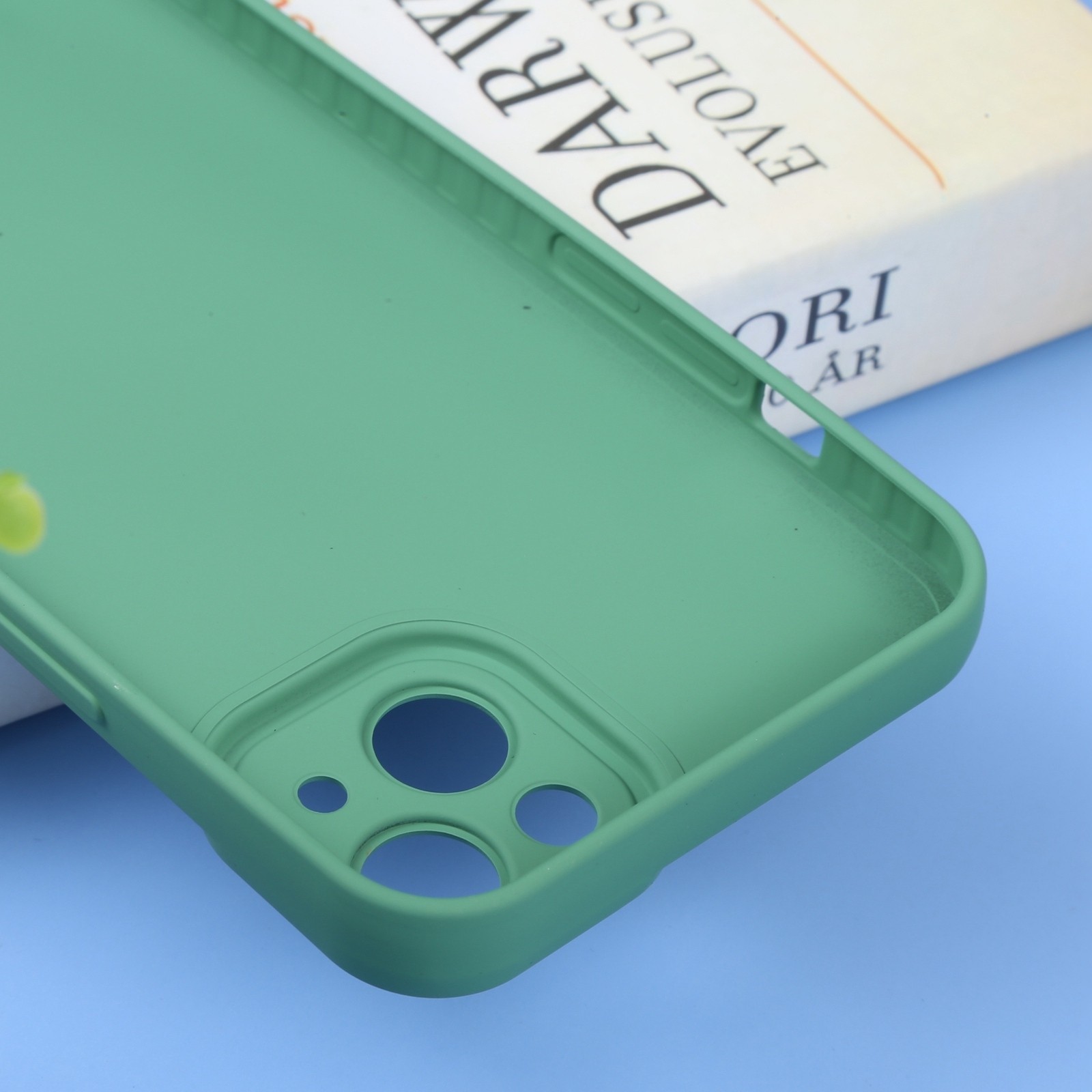 iPhone 14 Θήκη Σιλικόνης Πράσινη Liquid Silicone Full Coverage Phone Case Green