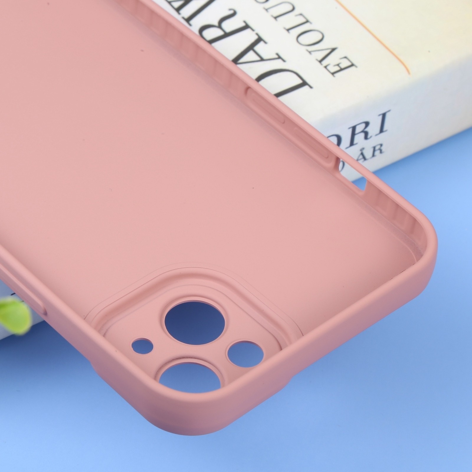 iPhone 14 Plus Θήκη Σιλικόνης Ροζ Liquid Silicone Full Coverage Phone Case Pink