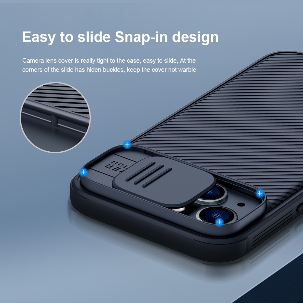 Θήκη iPhone 14 Plus Μαύρη NILLKIN CamShield Pro Magnetic Magsafe Case Black