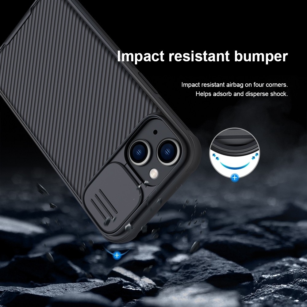 Θήκη iPhone 14 Plus Μαύρη NILLKIN CamShield Pro Magnetic Magsafe Case Black