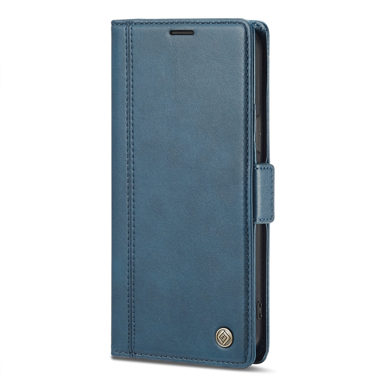 iPhone 14 Θήκη Βιβλίο Μπλε LC.IMEEKE Magnetic Buckle Horizontal Flip Case Blue