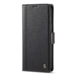 iPhone 14 Plus Θήκη Βιβλίο Μαύρο LC.IMEEKE Magnetic Buckle Horizontal Flip Case Black