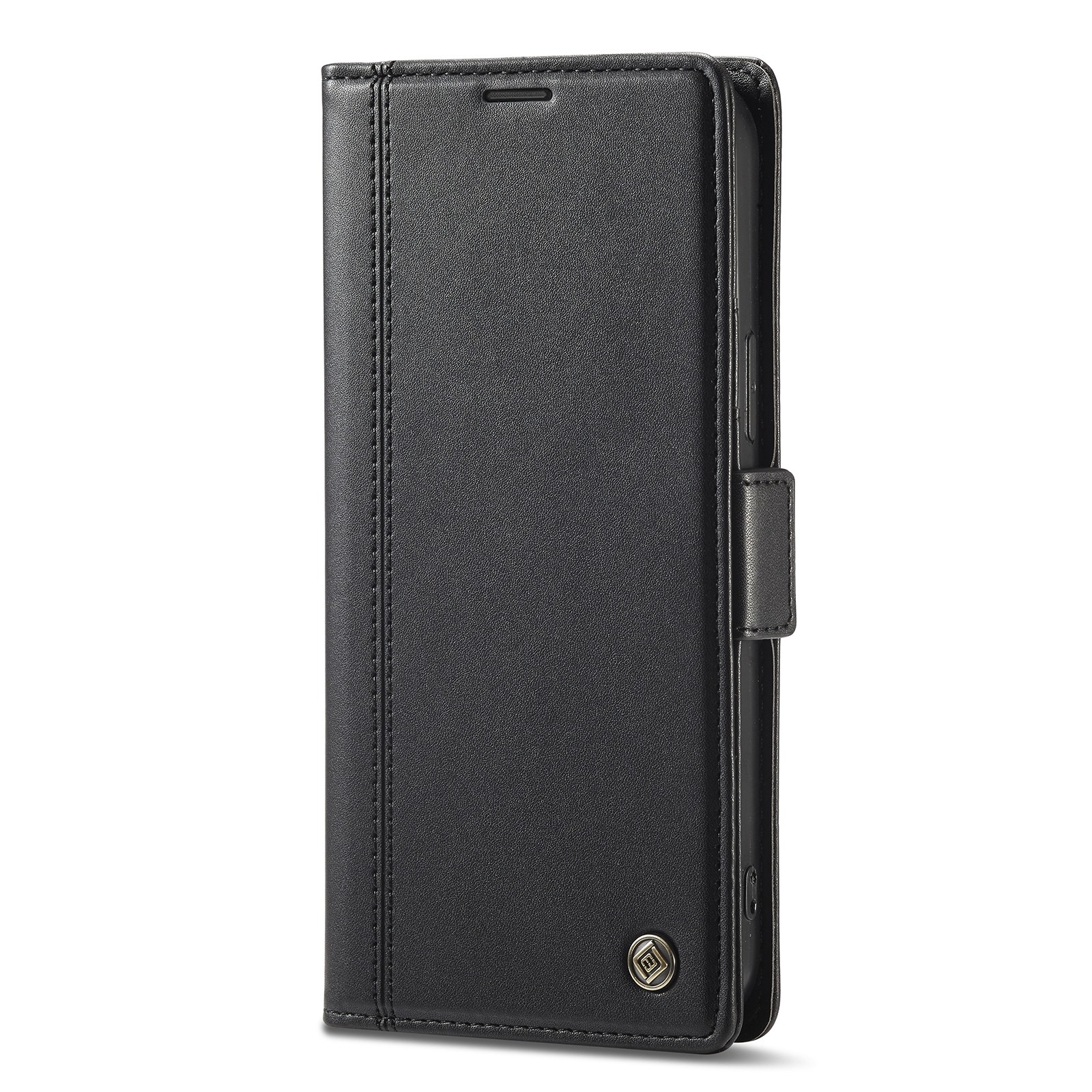 iPhone 14 Pro Θήκη Βιβλίο Μαύρο LC.IMEEKE Magnetic Buckle Horizontal Flip Case Black