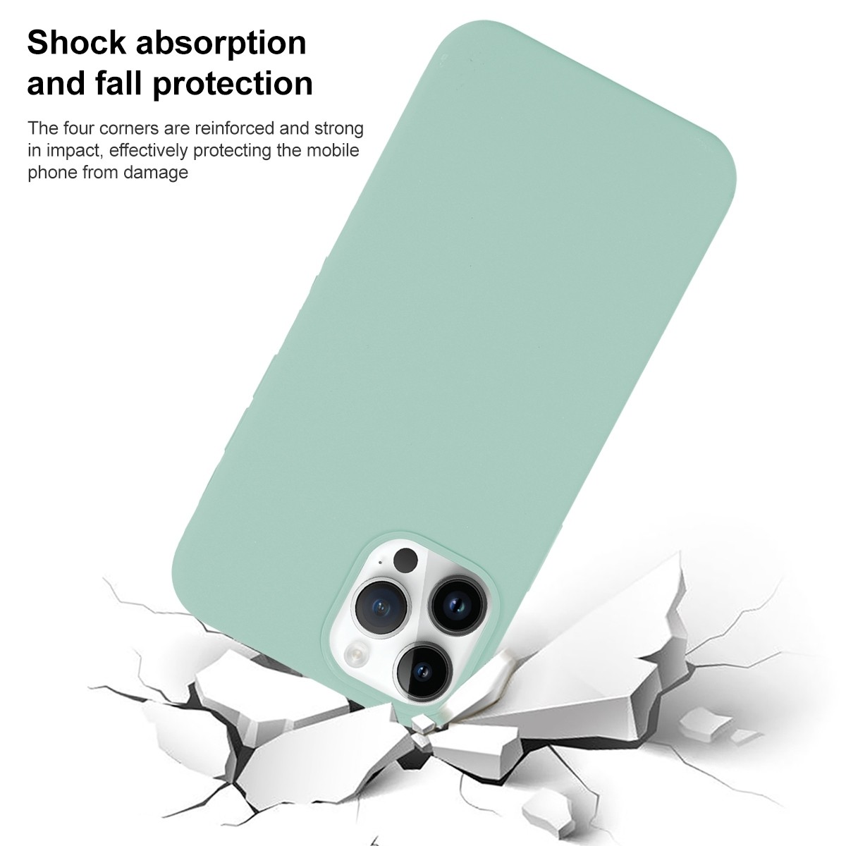 iPhone 14 Θήκη Σιλικόνης Χρυσή Solid Silicone Phone Case Gold