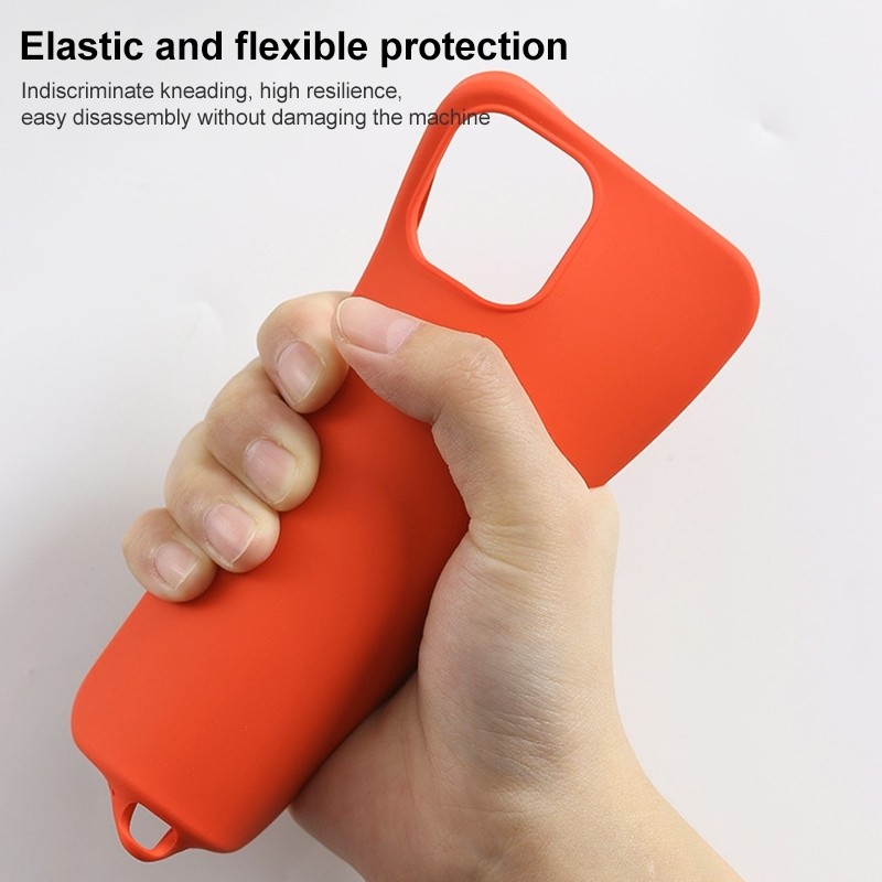 iPhone 14 Θήκη Σιλικόνης Μαύρη Solid Silicone Phone Case Black