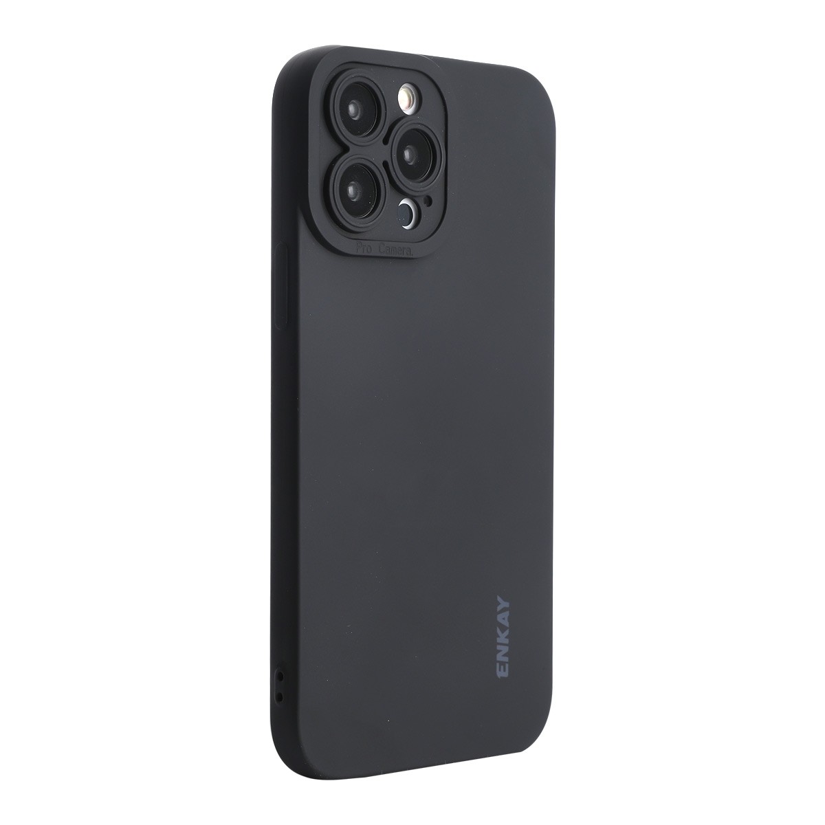 iPhone 14 Pro Max Θήκη Σιλικόνης Μαύρη ENKAY Liquid Silicone Shockproof Case Black