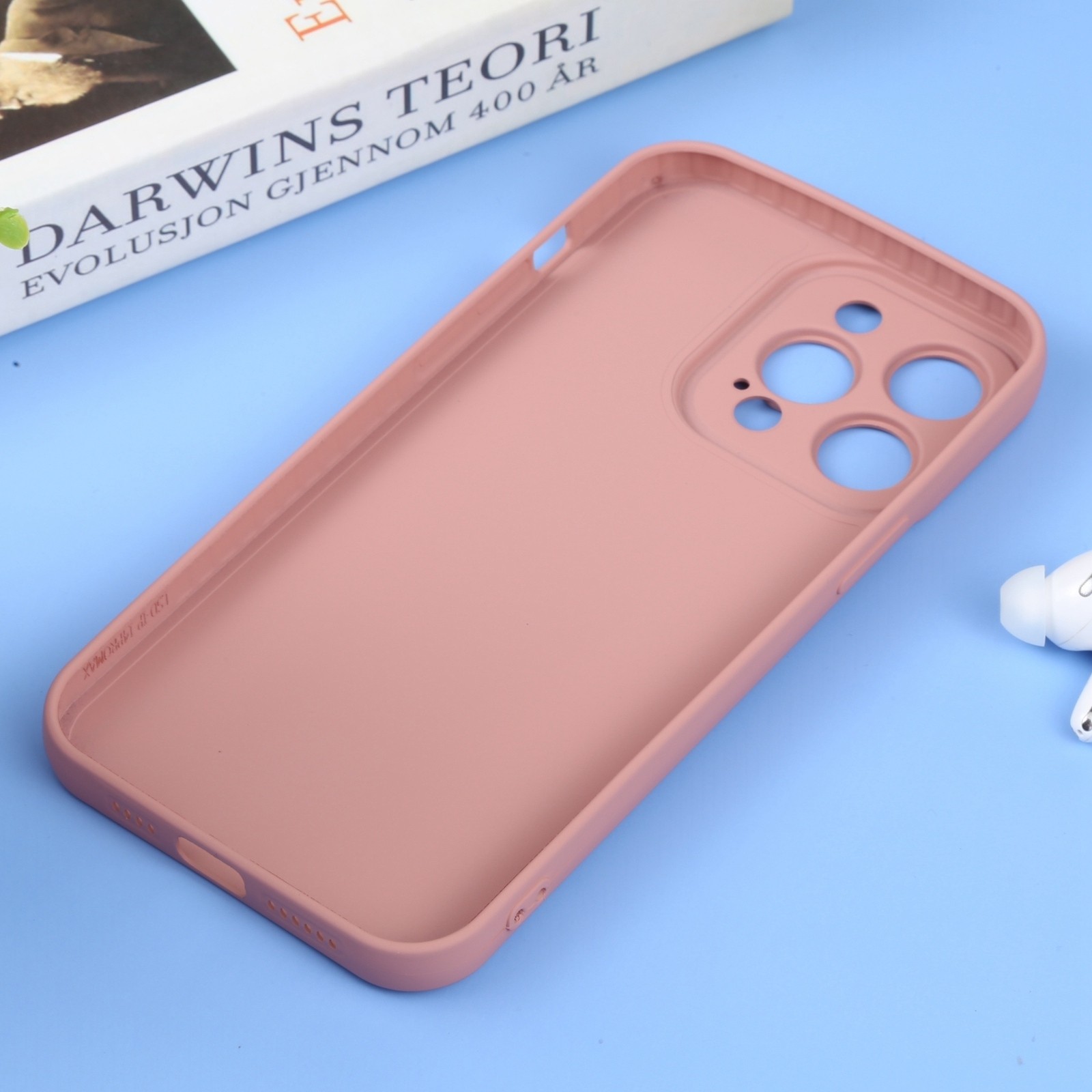 iPhone 14 Pro Max Θήκη Σιλικόνης Ροζ Liquid Silicone Full Coverage Phone Case Pink