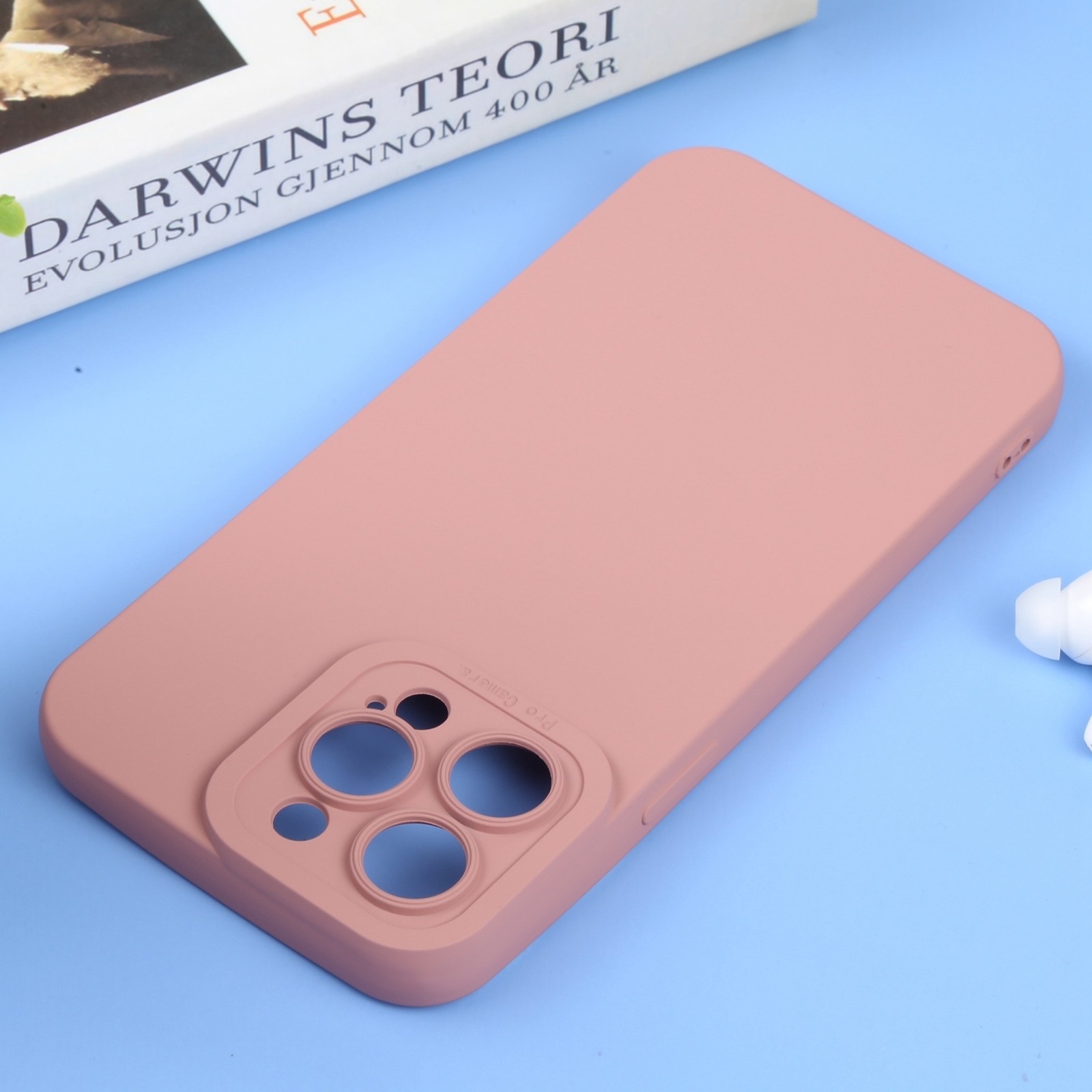 iPhone 14 Pro Max Θήκη Σιλικόνης Ροζ Liquid Silicone Full Coverage Phone Case Pink
