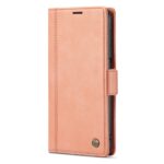 iPhone 14 Plus Θήκη Βιβλίο Ροζ - Χρυσό LC.IMEEKE Magnetic Buckle Horizontal Flip Case Rose Gold