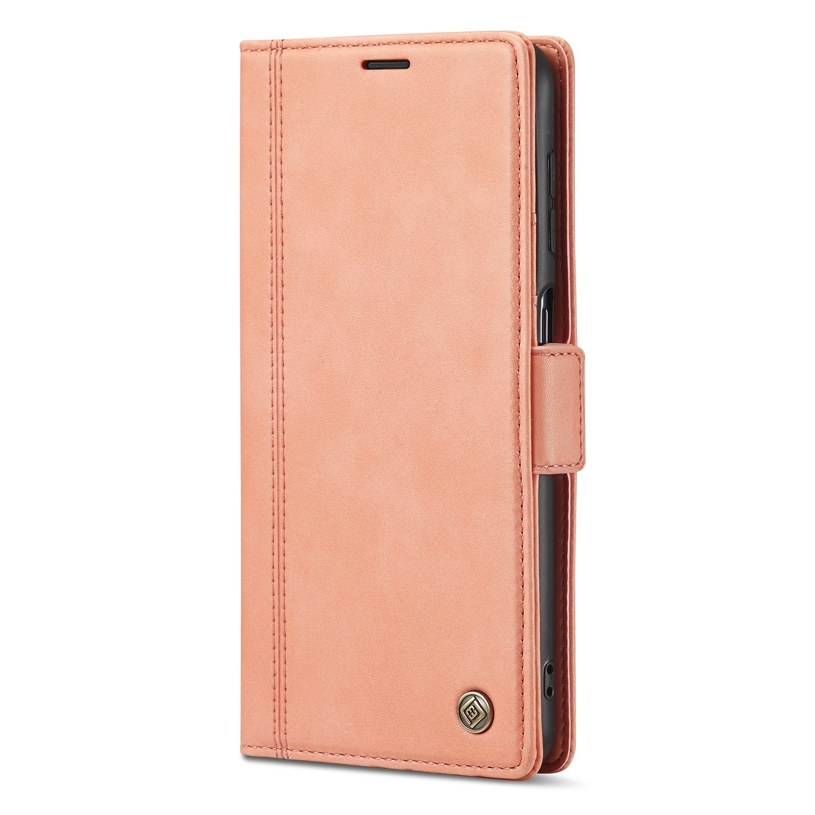 iPhone 14 Pro Max Θήκη Βιβλίο Ροζ - Χρυσό LC.IMEEKE Magnetic Buckle Horizontal Flip Case Rose Gold