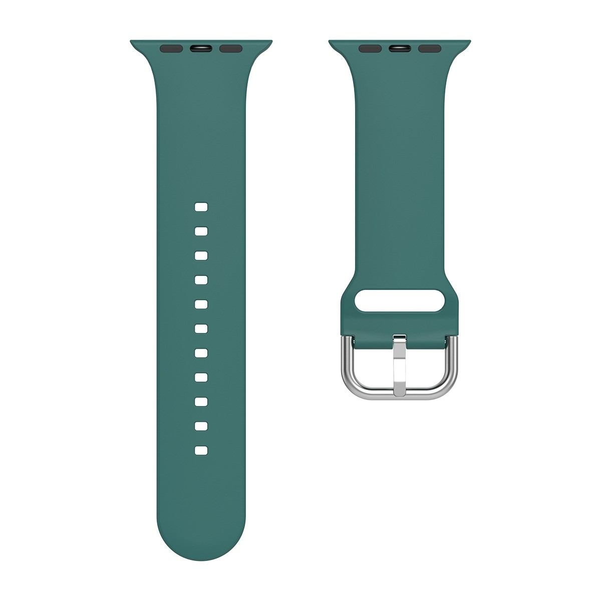 Λουράκι Apple Watch Series 6 & SE & 5 & 4 44mm Silicone Solid Color Watch Band Olive Green