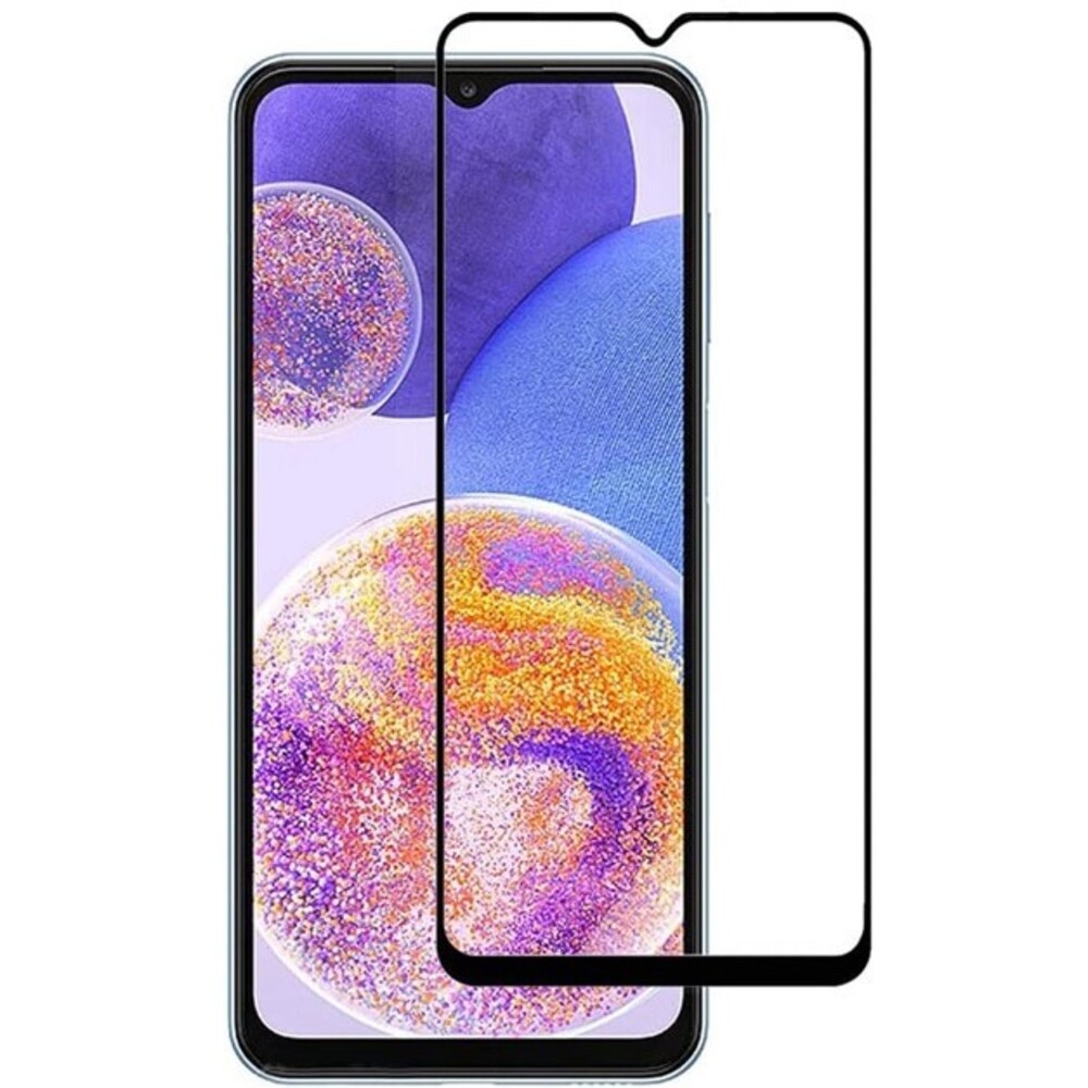 Samsung Galaxy A23 5G Προστασία Οθόνης με Μαύρο Περίγραμμα 5D Full Glue Tempered Glass