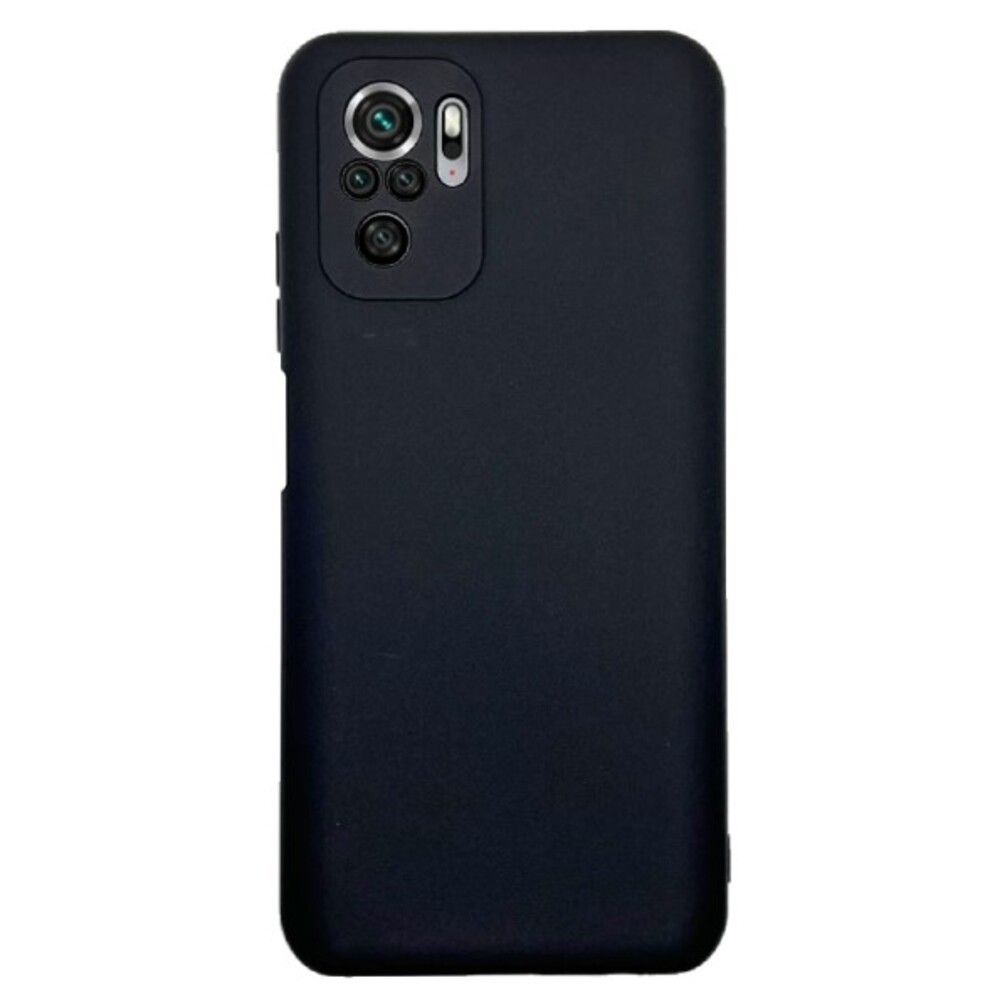 Forcell Xiaomi Redmi Note 10 4G / Note 10S / Poco M5s Soft Touch Θήκη Σιλικόνης - Black