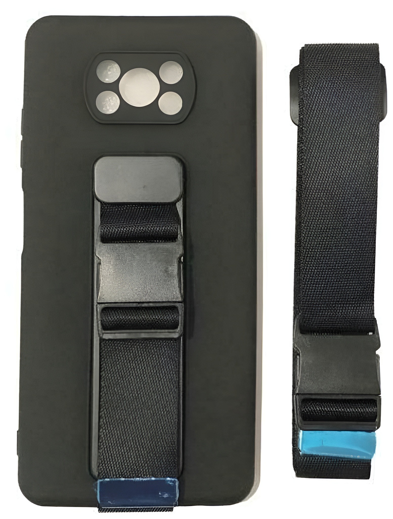 Forcell Xiaomi Poco X3 NFC / X3 Pro Lanyard Rope Θήκη Σιλικόνης - Black