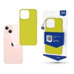iPhone 14 Θήκη Σιλικόνης Κίτρινη 3MK Matt Case Lime