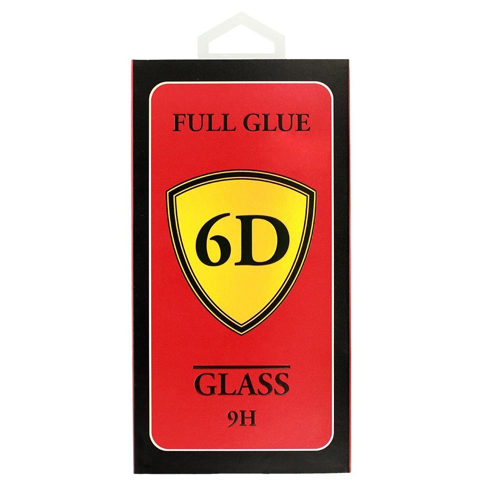 Xiaomi Redmi Note 8T Προστατευτικό Τζαμάκι Μαύρο Full Glue 6D Tempered Glass Black