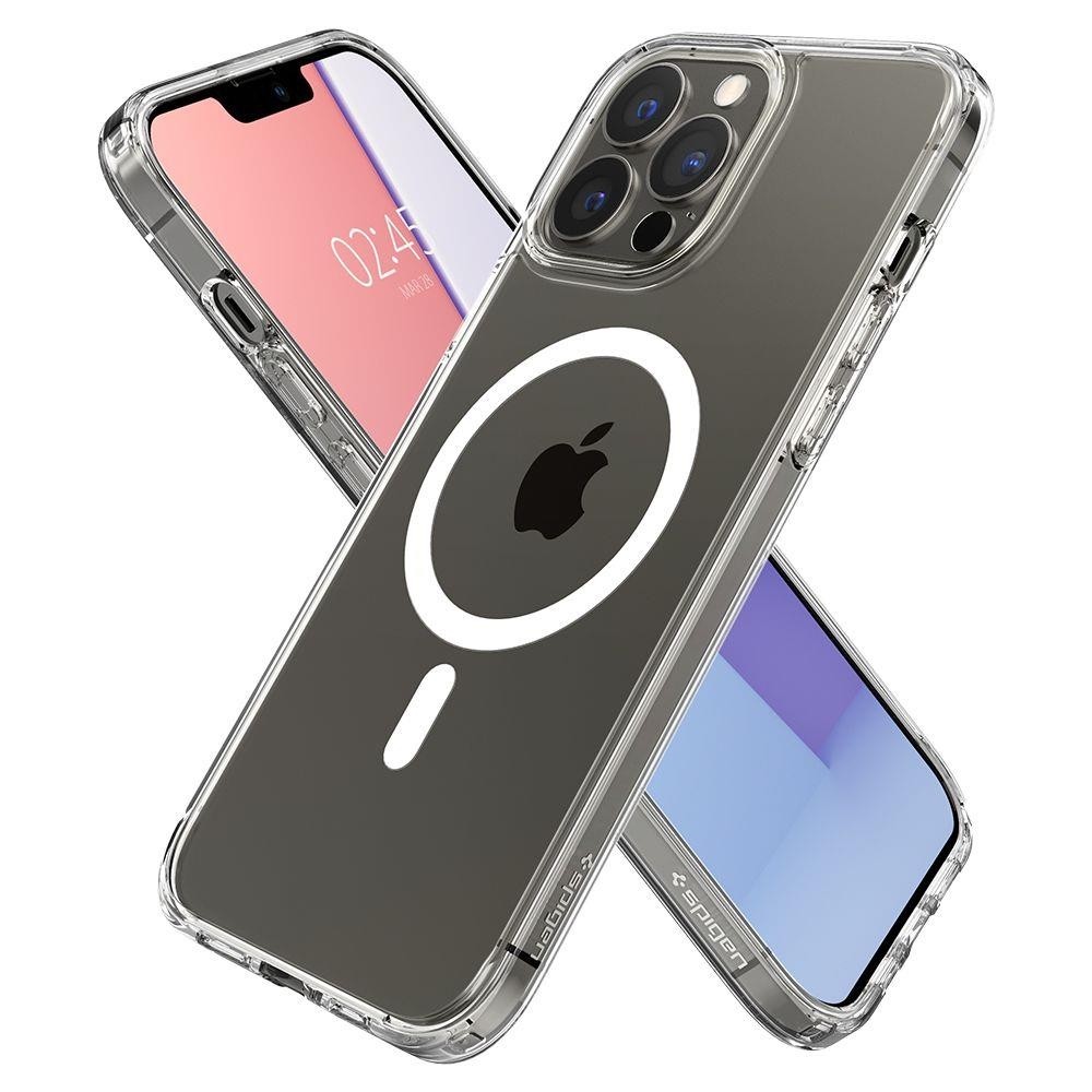 iPhone 13 Pro Θήκη Διάφανη - Λευκή Spigen Ultra Hybrid Magsafe Back Cover White ACS03267