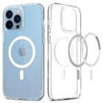 iPhone 13 Pro Θήκη Διάφανη - Λευκή Spigen Ultra Hybrid Magsafe Back Cover White ACS03267