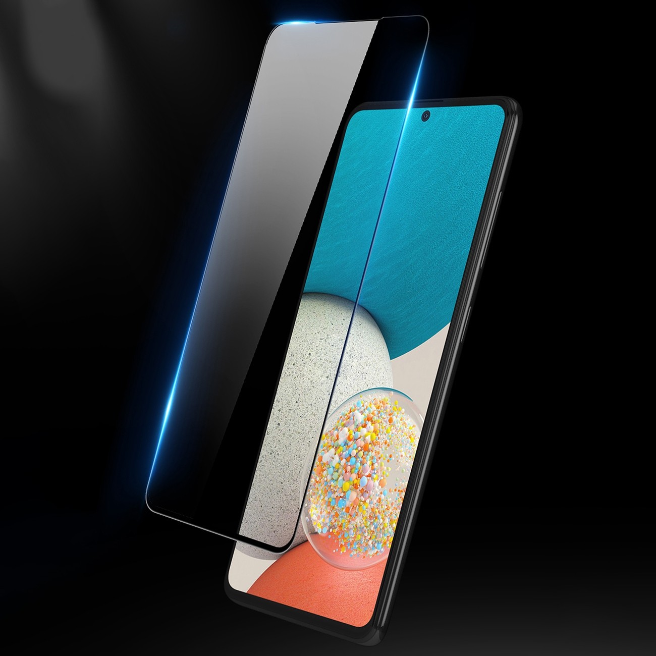 Samsung Galaxy A73 5G Προστατευτικό Τζαμάκι Μαύρο Dux Ducis 9D Full Screen 9H Tempered Glass With Frame Black