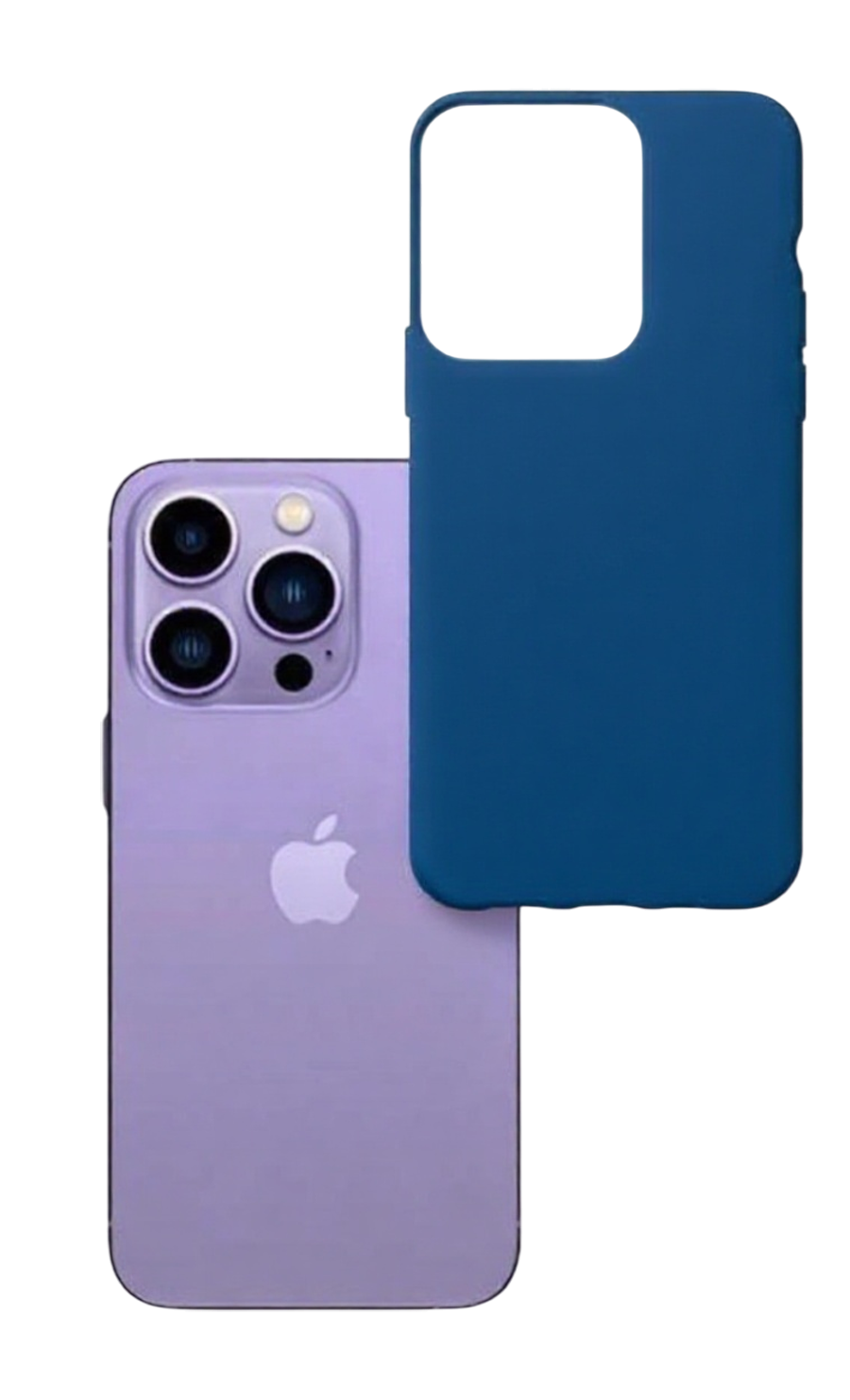 3MK iPhone 14 Pro Max Matt Θήκη Σιλικόνης - Blueberry