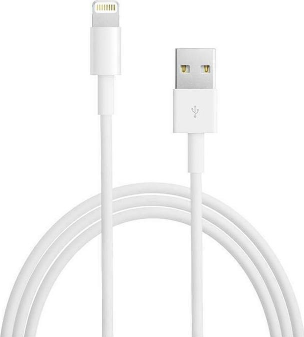 Apple Original USB-A to Lightning Cable Λευκό 1m (MXLY2ZM/A)