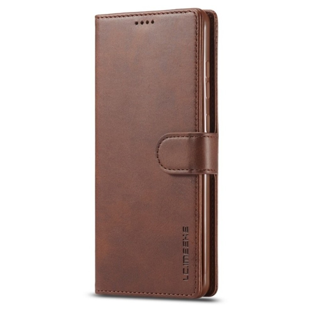 LC.IMEEKE Samsung Galaxy A33 5G Calf Texture Θήκη Βιβλίο - Brown