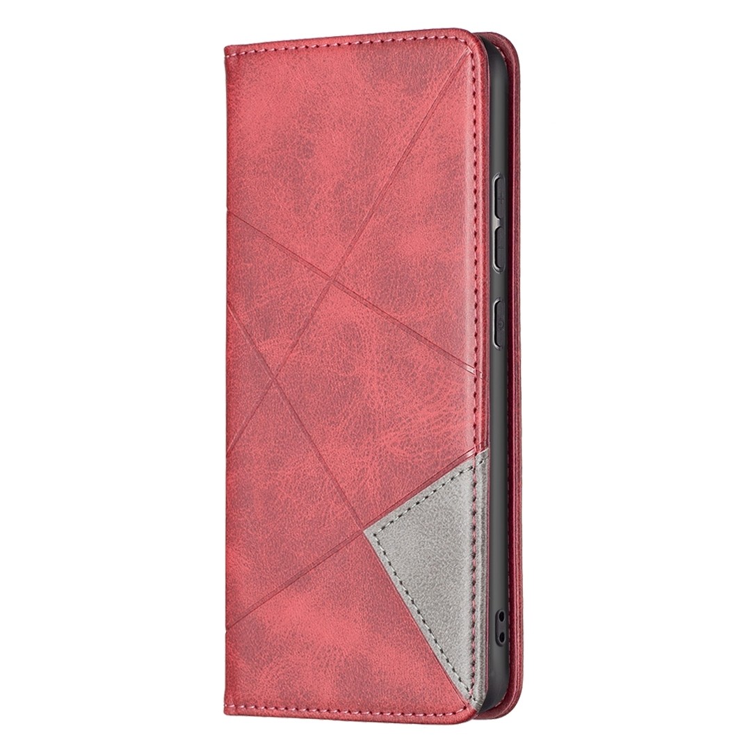 Samsung Galaxy A33 5G Θήκη Βιβλίο Κόκκινο Prismatic Invisible Magnetic Phone Case Red