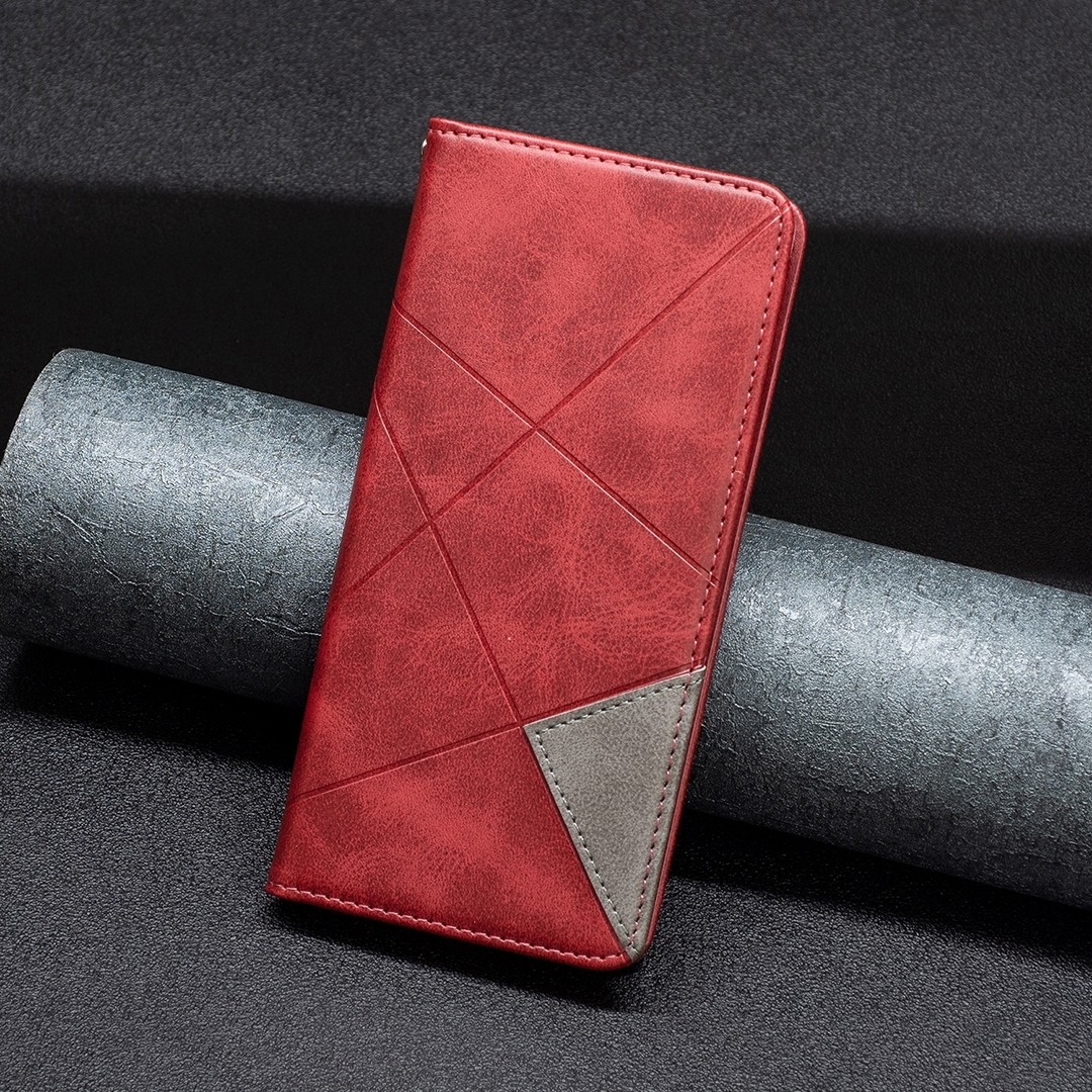 Samsung Galaxy A33 5G Θήκη Βιβλίο Κόκκινο Prismatic Invisible Magnetic Phone Case Red