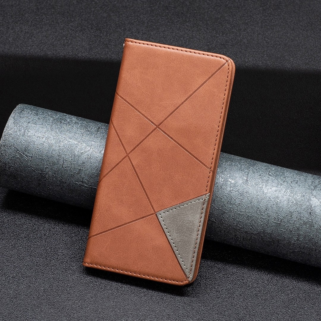 Samsung Galaxy A33 5G Θήκη Βιβλίο Καφέ Prismatic Invisible Magnetic Phone Case Brown
