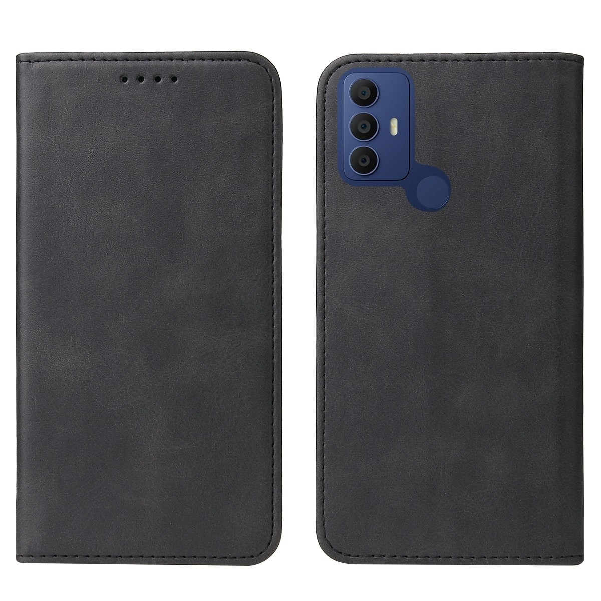 TCL 306 / 305 / 30 SE / 30 E Θήκη Βιβλίο Μαύρο Magnetic Closure Phone Case Black