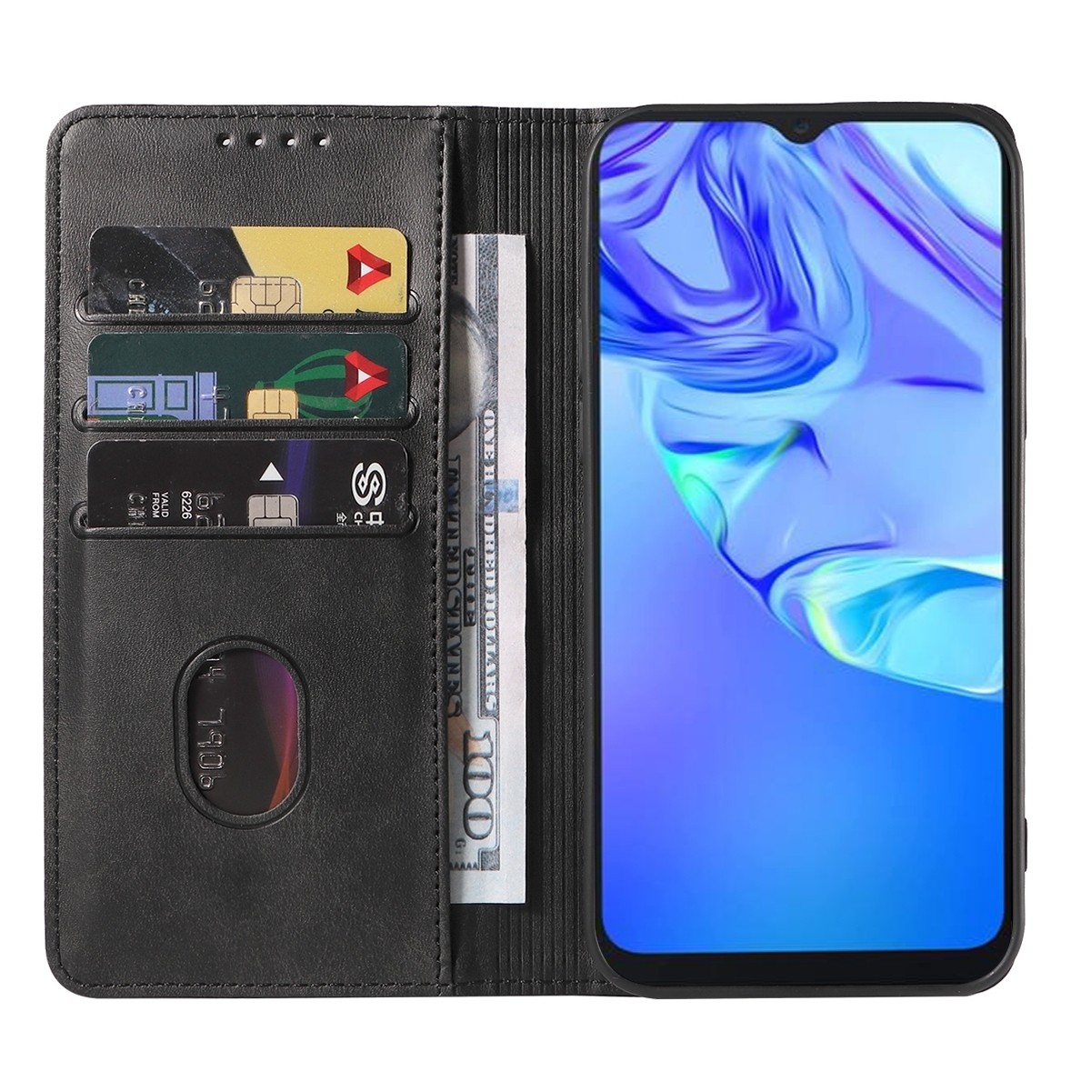 TCL 306 / 305 / 30 SE / 30 E Θήκη Βιβλίο Μαύρο Magnetic Closure Phone Case Black