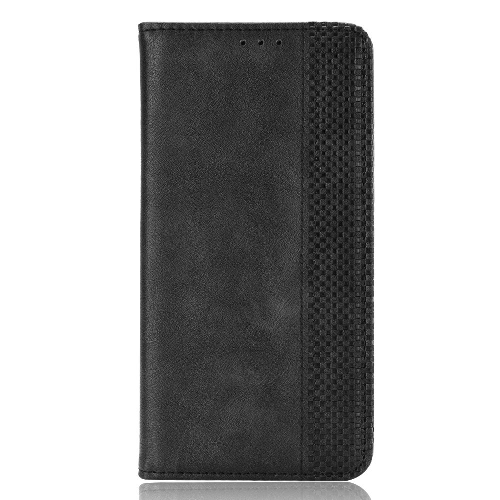 TCL 20Y / Alcatel 1S 2021 Θήκη Βιβλίο Μαύρο Magnetic Buckle Retro Texture Phone Case Black