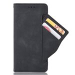 TCL 20Y / Alcatel 1S 2021 Θήκη Βιβλίο Μαύρο Skin Feel Calf Pattern Phone Case Black
