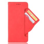 TCL 20Y / Alcatel 1S 2021 Θήκη Βιβλίο Κόκκινο Skin Feel Calf Pattern Phone Case Red
