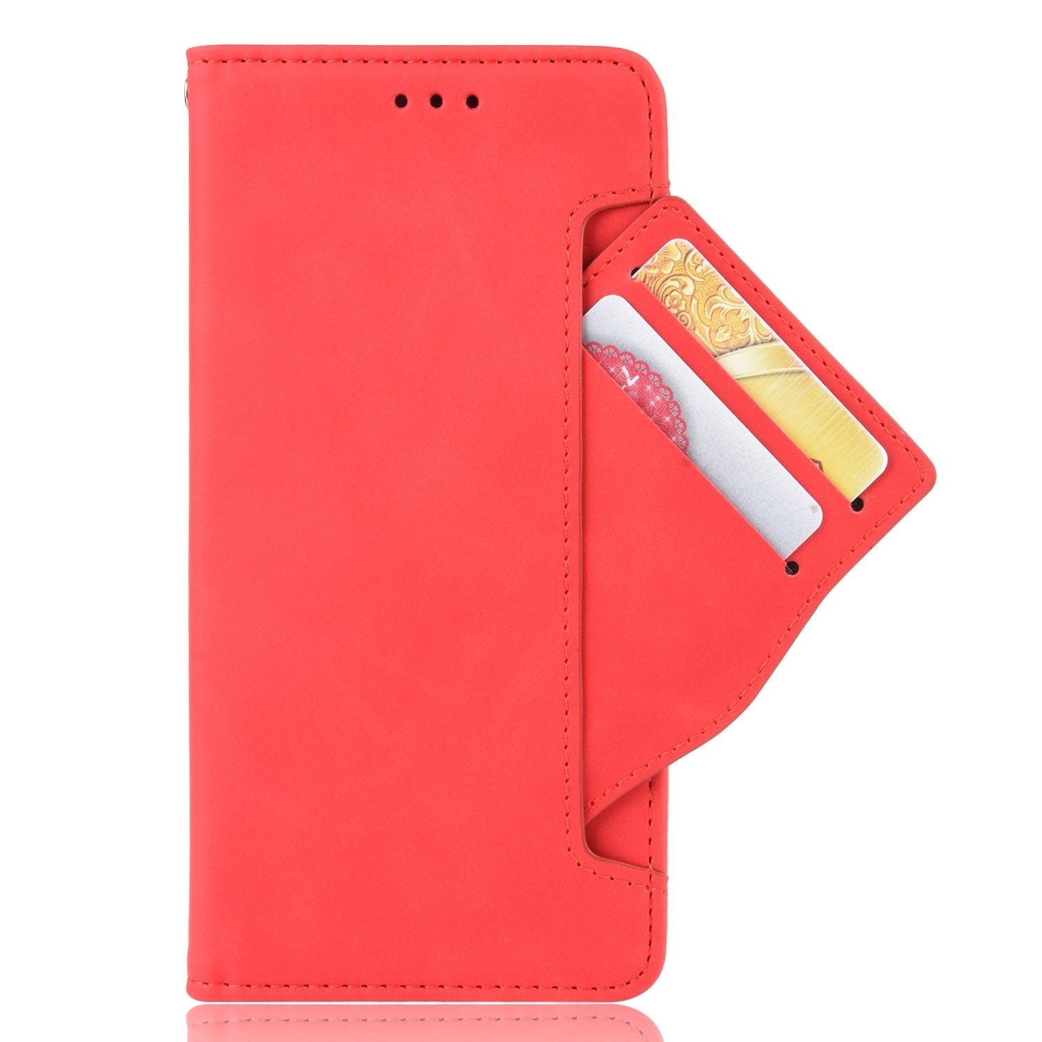TCL 20Y / Alcatel 1S 2021 Θήκη Βιβλίο Κόκκινο Skin Feel Calf Pattern Phone Case Red