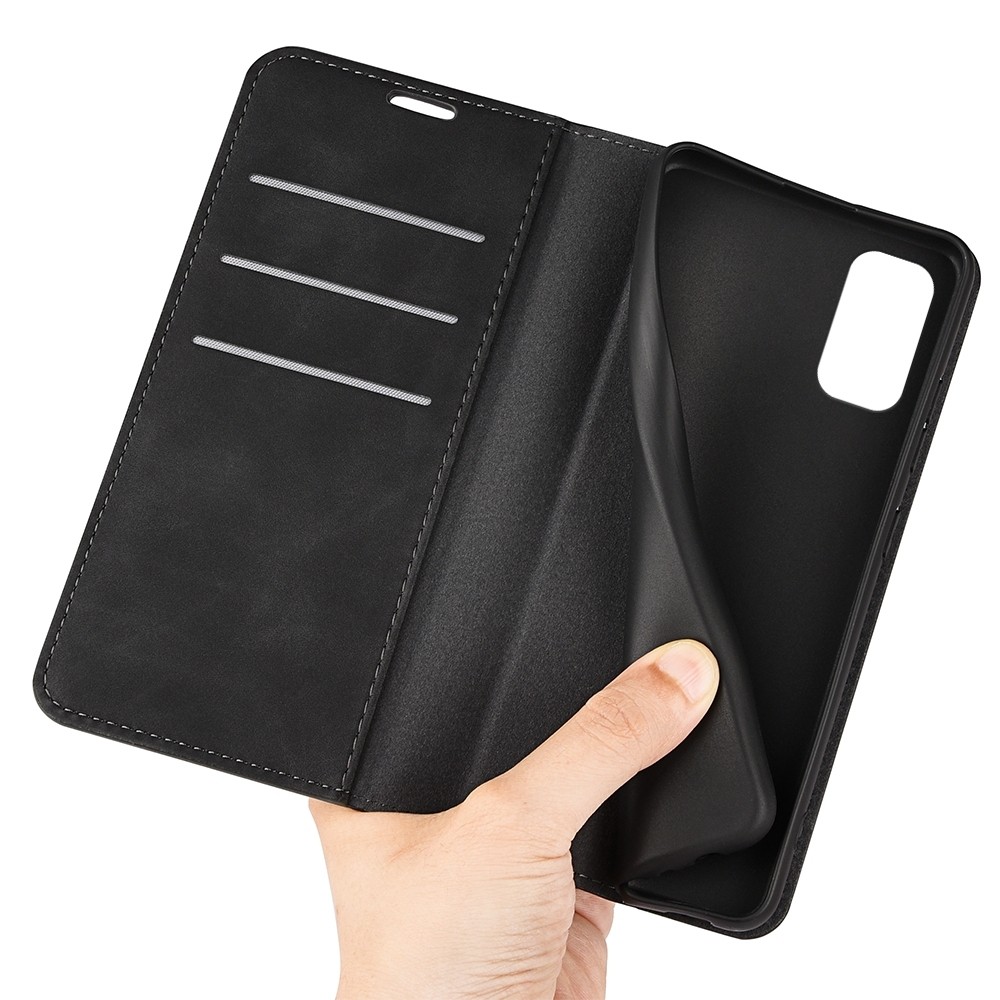 Samsung Galaxy M23 5G Θήκη Βιβλίο Μαύρο Retro-skin Magnetic Suction Phone Case Black