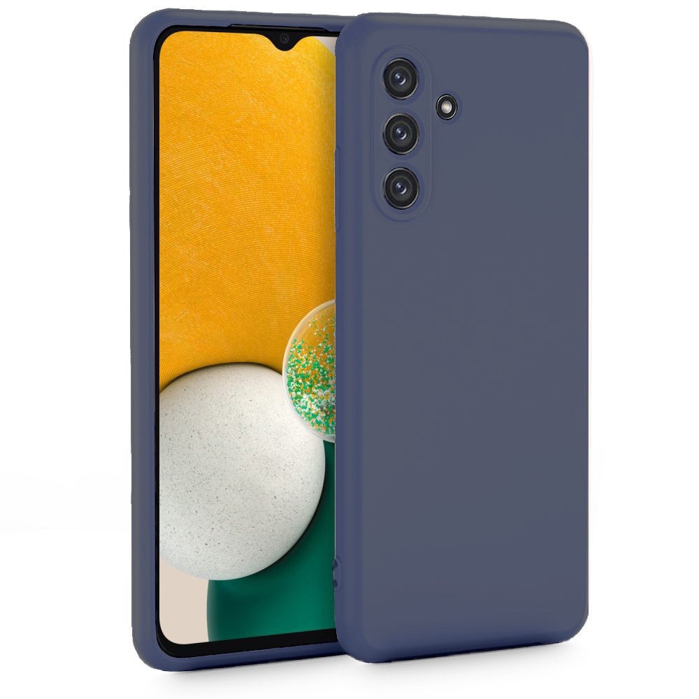 Samsung Galaxy A13 5G / A04s Θήκη Σιλικόνης Μπλε Soft Touch Silicone Rubber Soft Case Navy