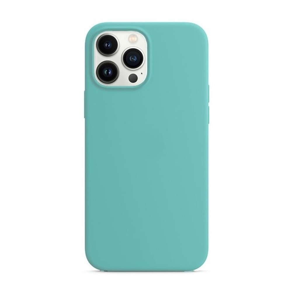 Forcell iPhone 13 Pro Max Soft Touch Θήκη Σιλικόνης - Mint