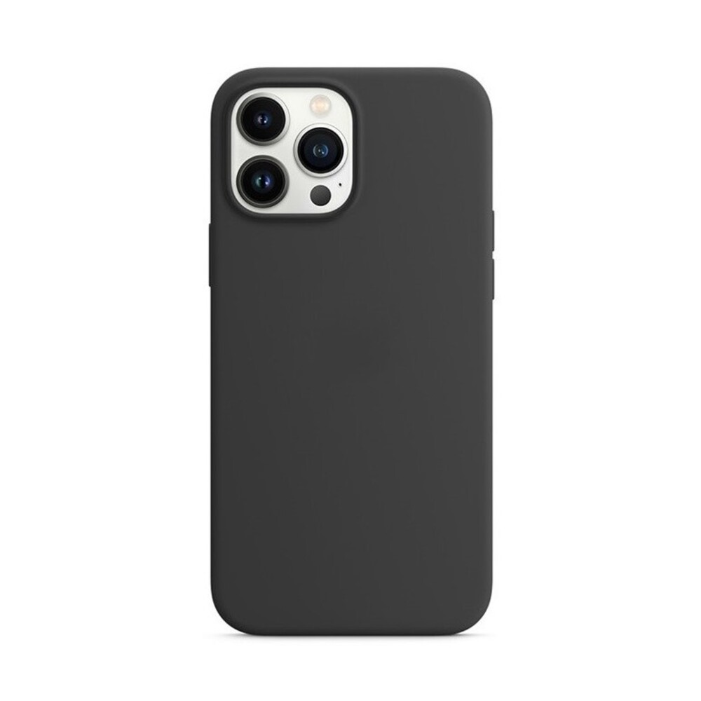 Forcell iPhone 13 Pro Max Soft Touch Θήκη Σιλικόνης - Black
