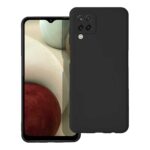 Forcell Samsung Galaxy A12 / M12 Soft Touch Θήκη Σιλικόνης - Black