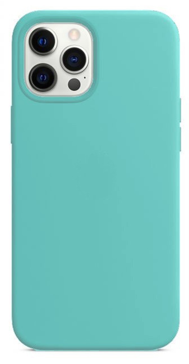 Forcell iPhone 12 Pro Max Soft Touch Θήκη Σιλικόνης - Mint