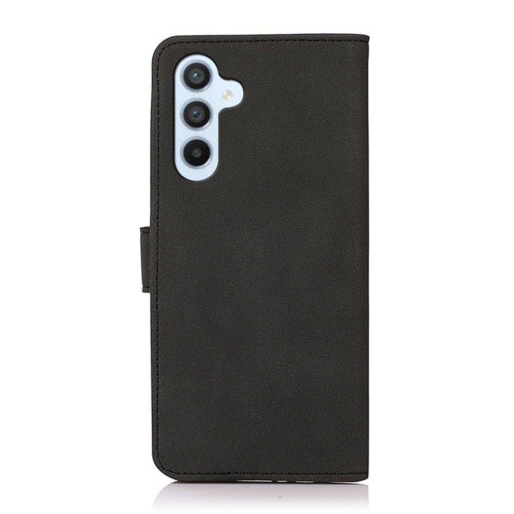 Samsung Galaxy A34 5G Θήκη Βιβλίο Μαύρο KHAZNEH Matte Texture Phone Case Black