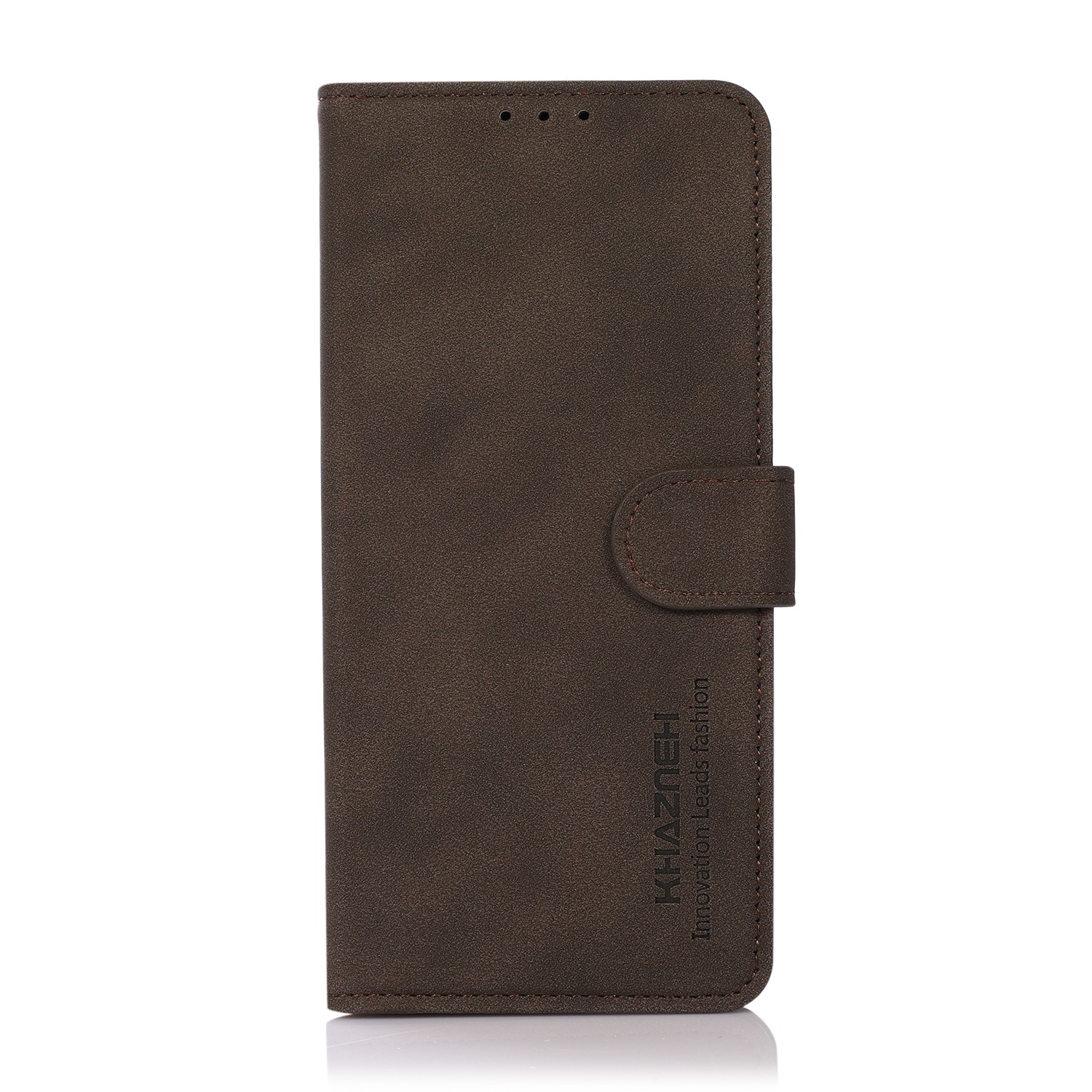 Samsung Galaxy A34 5G Θήκη Βιβλίο Καφέ KHAZNEH Matte Texture Phone Case Brown