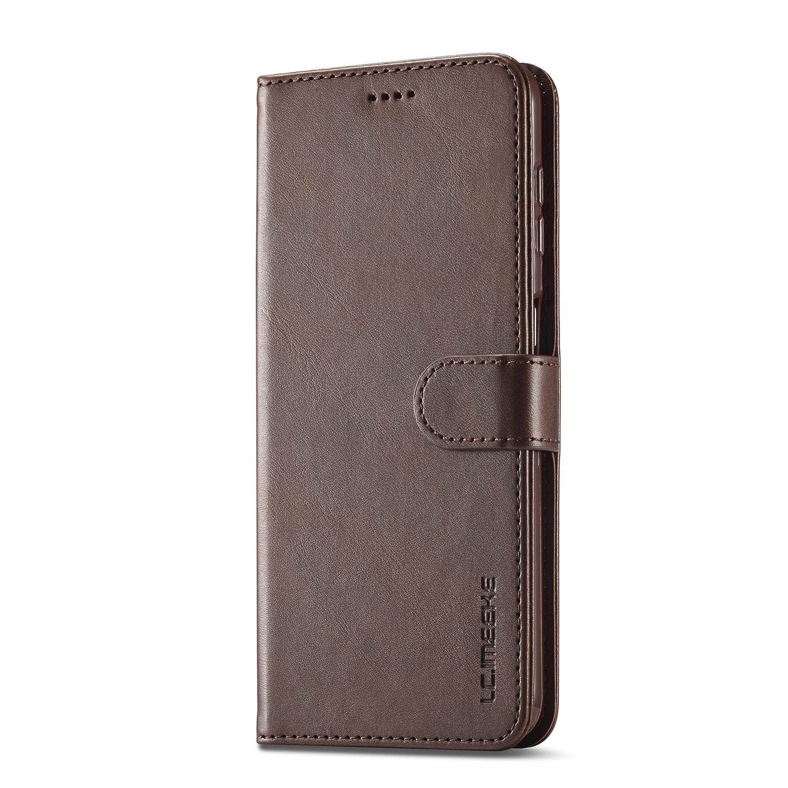 Samsung Galaxy A54 5G Θήκη Βιβλίο Καφέ LC.IMEEKE Calf Texture Phone Case Brown