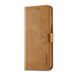 Samsung Galaxy A54 5G Θήκη Βιβλίο Ανοιχτό Καφέ LC.IMEEKE Calf Texture Phone Case Light Brown