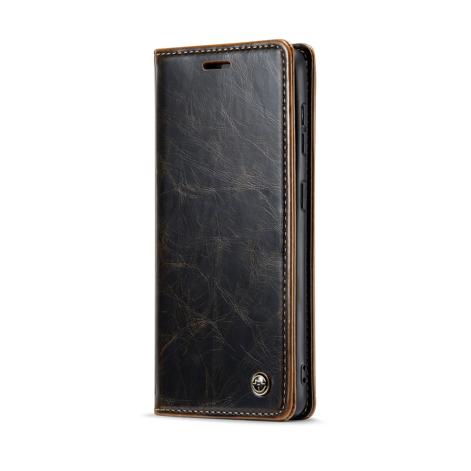 Samsung Galaxy S23 5G Θήκη Βιβλίο Καφέ CaseMe 003 Crazy Horse Texture Phone Case Coffee