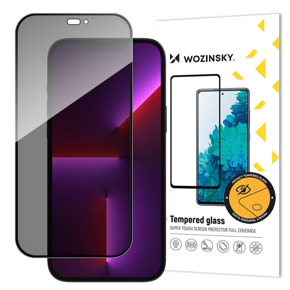 iPhone 14 Pro Max Προστατευτικό Τζαμάκι Wozinsky Privacy Glass Tempered Glass with Anti Spy Privatizing Filter