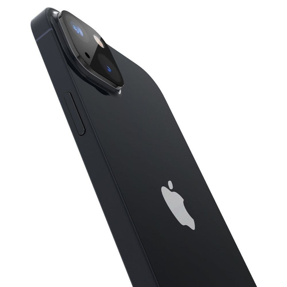 iPhone 14 / 14 Plus Αντιχαρακτικό Γυαλί για την Κάμερα 2 Τεμάχια Spigen Optik.TR Camera Protector Glass Black AGL05274